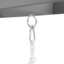 Extendable Twin Daybed with Swing and Ring Handles, Gray(Twin bed can be pulled out to be King)