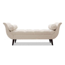 Alma - Tufted Flared Arm Entryway Bench