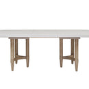 Triad - Double Pedestal Dining Table With Leaf - Sand