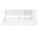 Daybed With Trundle, Storage Cabinets, USB Ports