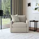 Sky - Upholstered Chair - Light Gray - Atlantic Fine Furniture Inc