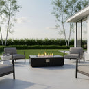 Propane / Natural Gas Fire Pit Table, 50,000 BTU - Charcoal