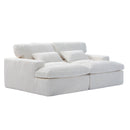 Double Chaise Lounge Chair, Oversized Upholstered Sleeper Cloud Couch