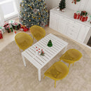 2 Piece Durable Single Chair With Mesh Hollow Out Design