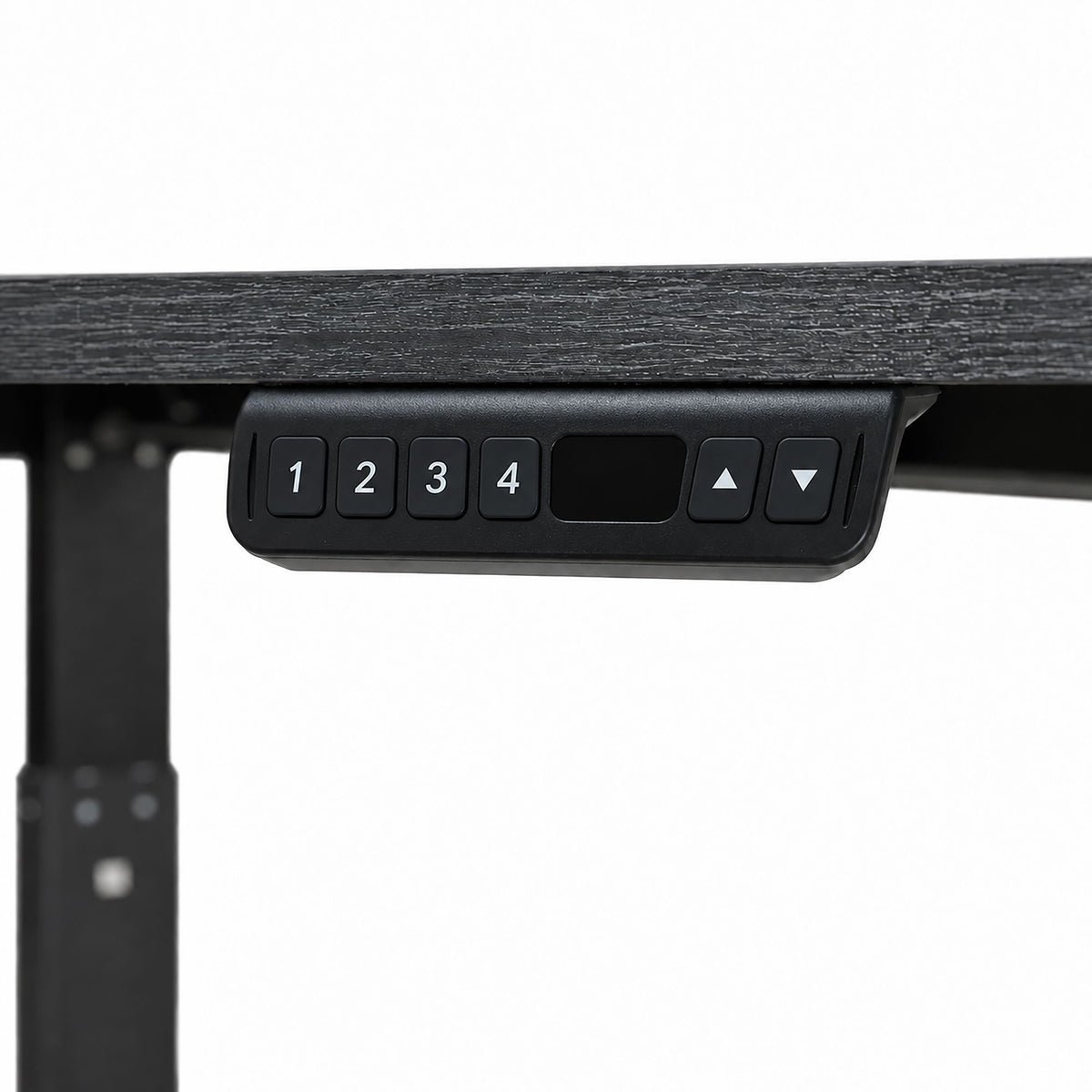 Oakland 2.0 Adjustable Desk in Black by Elements International, view 7