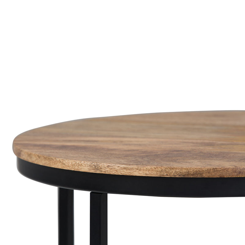 Jenna - Handcrafted Round Side Table