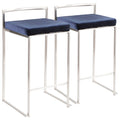 Fuji - Contemporary Elegant Stackable Counter Stool Set