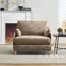 Mid Century Modern Foldable Sofa Bed, 3 In 1 Convertible Sleeper With 3 Pillows