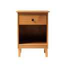 Classic 1 Drawer Nightstand With Cubby