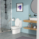 1 Piece Toilet & Dual Flush, Soft Closing Seat - White