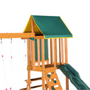 Children's Playset 3 In 1 With Slide, Swings, And Climber