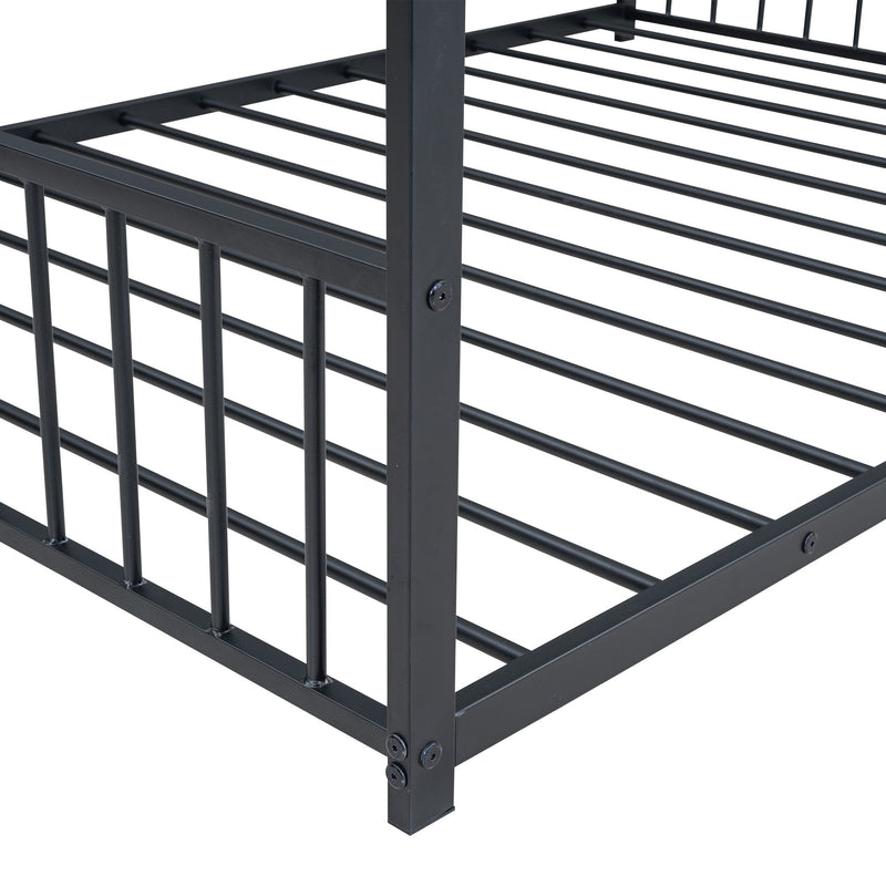 Metal House Bed