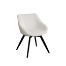 Medieval - Table And Dining Chair Set For Home Kitchen - White / Wood