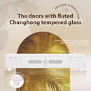 Modern TV Stand For TVs Up To 80", 2 Drawers And Cabinet