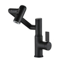 Bathroom Sink Faucet With Spray Function And Temperature Display, Anti Skid Switch, 360 Degree Rotary