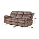 Zubaida - Sofa w/USB Dock & Console(Motion) - Atlantic Fine Furniture Inc