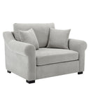 Modern Chenille Oversized Armchair, Chair And A Half, Single Sofa
