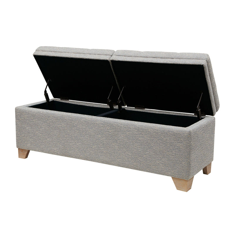 Soft Close Upholstered Storage Bench, Convenient Design