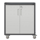Heavy Duty Metal Garage Storage Cabinet With Wheels Sturdy Tool Organizer