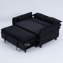 Modern Fabric Multi-Functional Sofa Bed With Adjustable Armrests And Backrests