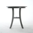 3 Piece Outdoor Dining Set, Round Patio Table With 2 Armless Chairs