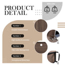 Modern TV With 3 Cabinets & Open Shelves, Color-Matching Media Console Table For Tvs Up To 80'', Entertainment Center With Drop Down Door For Living Room - Dark Brown