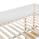 Full Size Teddy FleeceLoft Bed Wood Bed, Natural