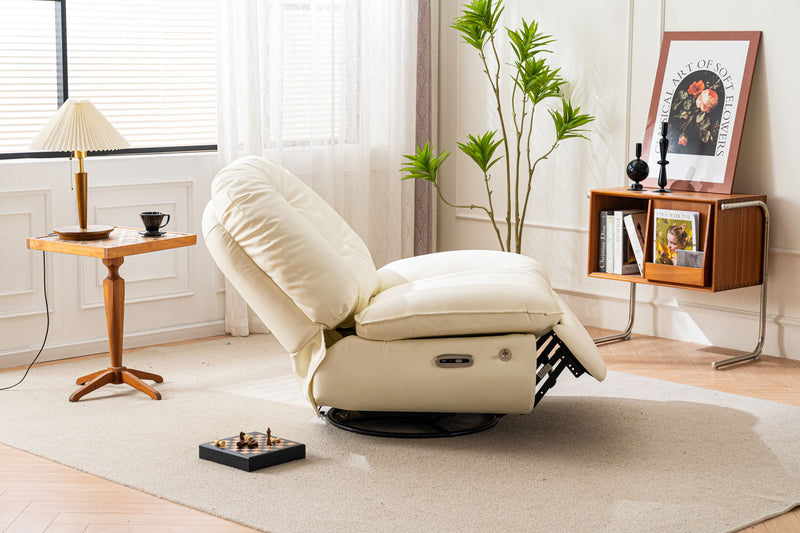 Power Recliner Swivel Glider USB Charger With Bluetooth Music Player, Sleep, Working, Game And Leisure