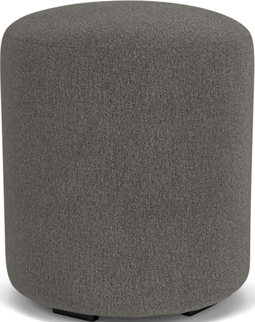 Pouf - Ottoman - Dark Gray - Atlantic Fine Furniture Inc
