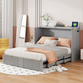 Murphy Bed With Drawer And A Set Of Sockets & USB Ports, Pulley Structure Design