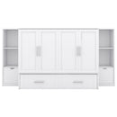 Murphy Bed With Shelves, Drawers And USB Ports