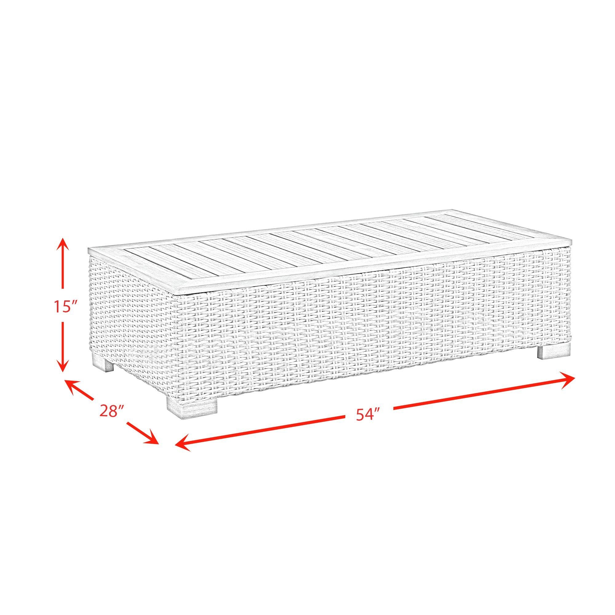 Ollie - Rectangular Coffee Table - Tan