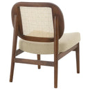 Rayo - Rattan Cane Back Accent Chair With Padded Seat