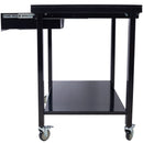 Transmission Teardown Work Station 1 / 2 Ton Capacity Sloping Drain Table Locking Drawer Removable Drain Basin Full-Width Lower Shelf Four 4" Caster Wheels