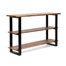 Industrial Media Console Table - Natural