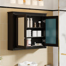 Wall-Mounted Medicine Cabinet With 2 Mirrors, Adjustable Shelves