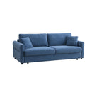 Haran - Sofa With Sleeper - Blue Fabric