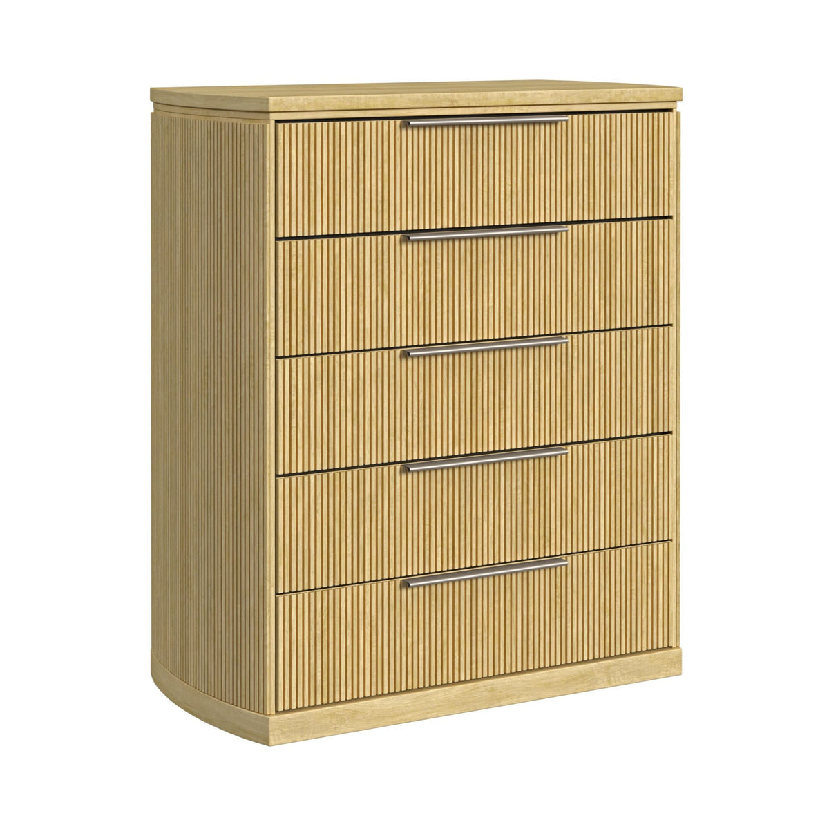 Sylvie 5-Drawer Chest in Dark Brown by Elements International, view 2