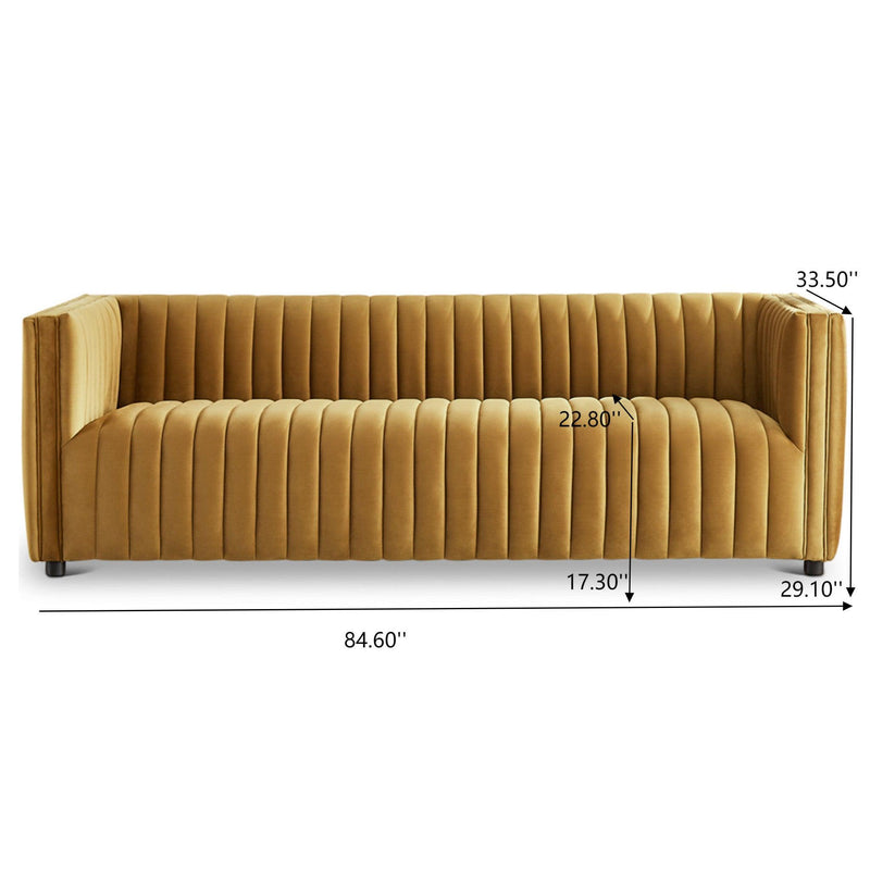 Dominic - Channel Tufted Sofa