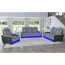 Lantana - Power Motion Loveseat With Power Headrest, LED, And Console