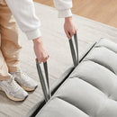 Modern Convertible Velvet Futon Loveseat With Sleeper Bed Function