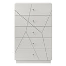 Esther - Chest - White / Silver