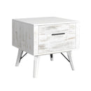 Rogen Rustic - End Table - Rustic White