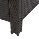 Antibes - 4 Pieces Wicker Chat Set - Brown / Beige