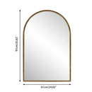 Arched Mirror With Shatterproof Glass