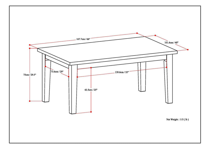 Eastwood - Handcrafted Dining Table