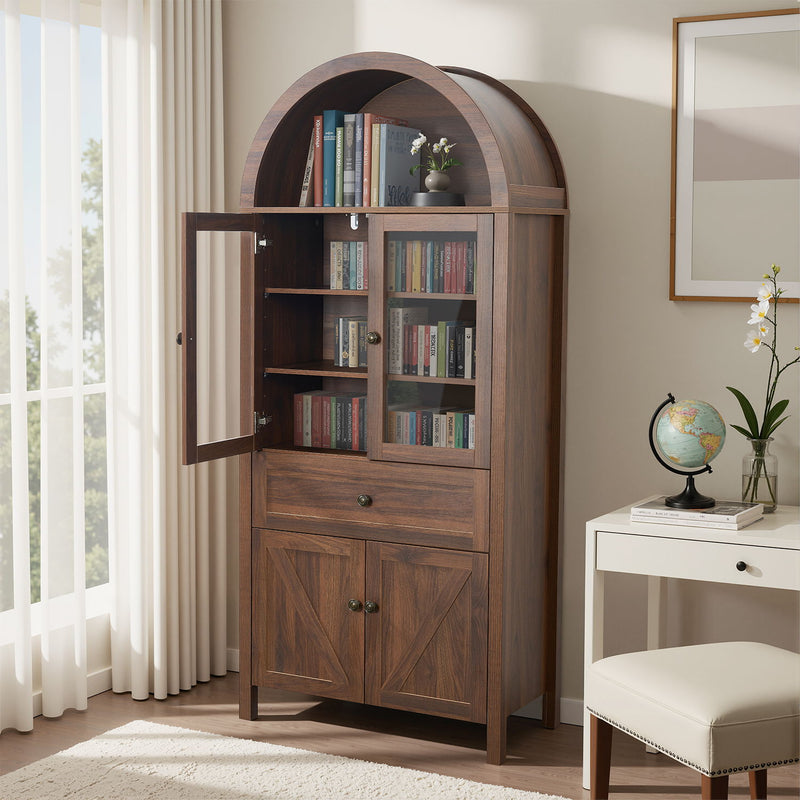 Retro Dome Cabinet With Large Storage Space