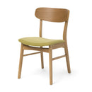 Elegant Fabric Dining Chair With Cushioned Seat