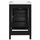 Bathroom Vanity With Ceramic Sink, Soft Close Drawers, Door Organizer, Divider Drawer, Adjustable Foot Pads