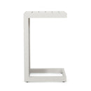 Aluminum Outdoor C - Shaped Side Table For Patio